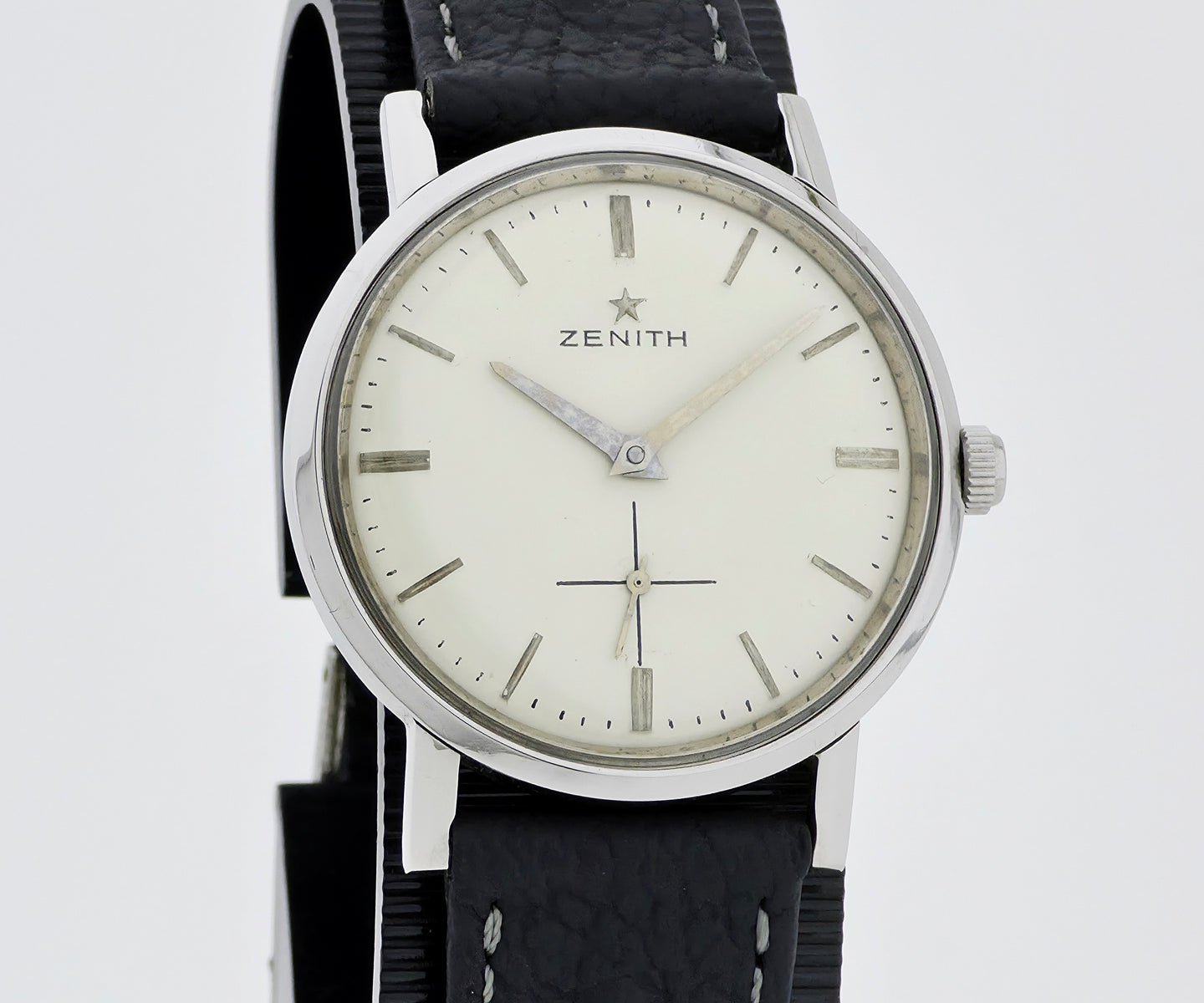 Vintage ZENITH mechanical Cal. 2531 Mid-size Stainless steel case 34mm