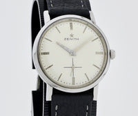 Vintage ZENITH mechanical Cal. 2531 Mid-size Stainless steel case 34mm