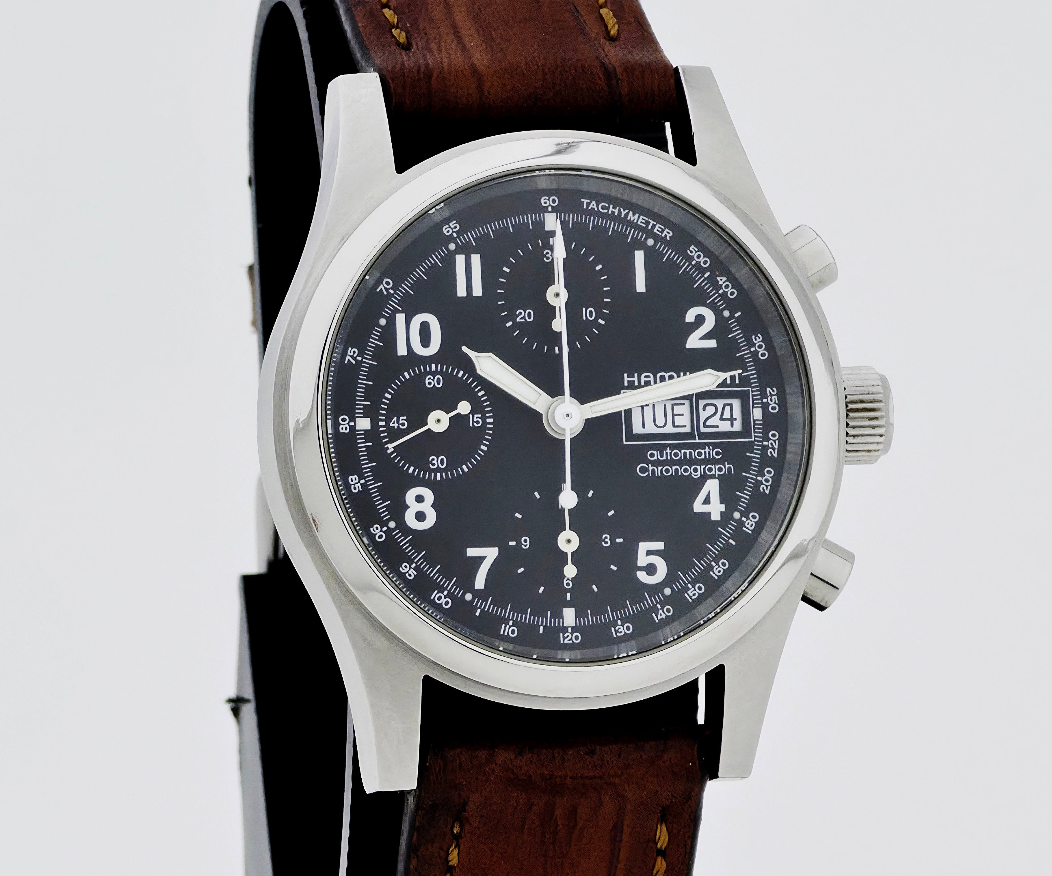 Hamilton Khaki Field Chronograph Automatic 38mm Steel case Ref