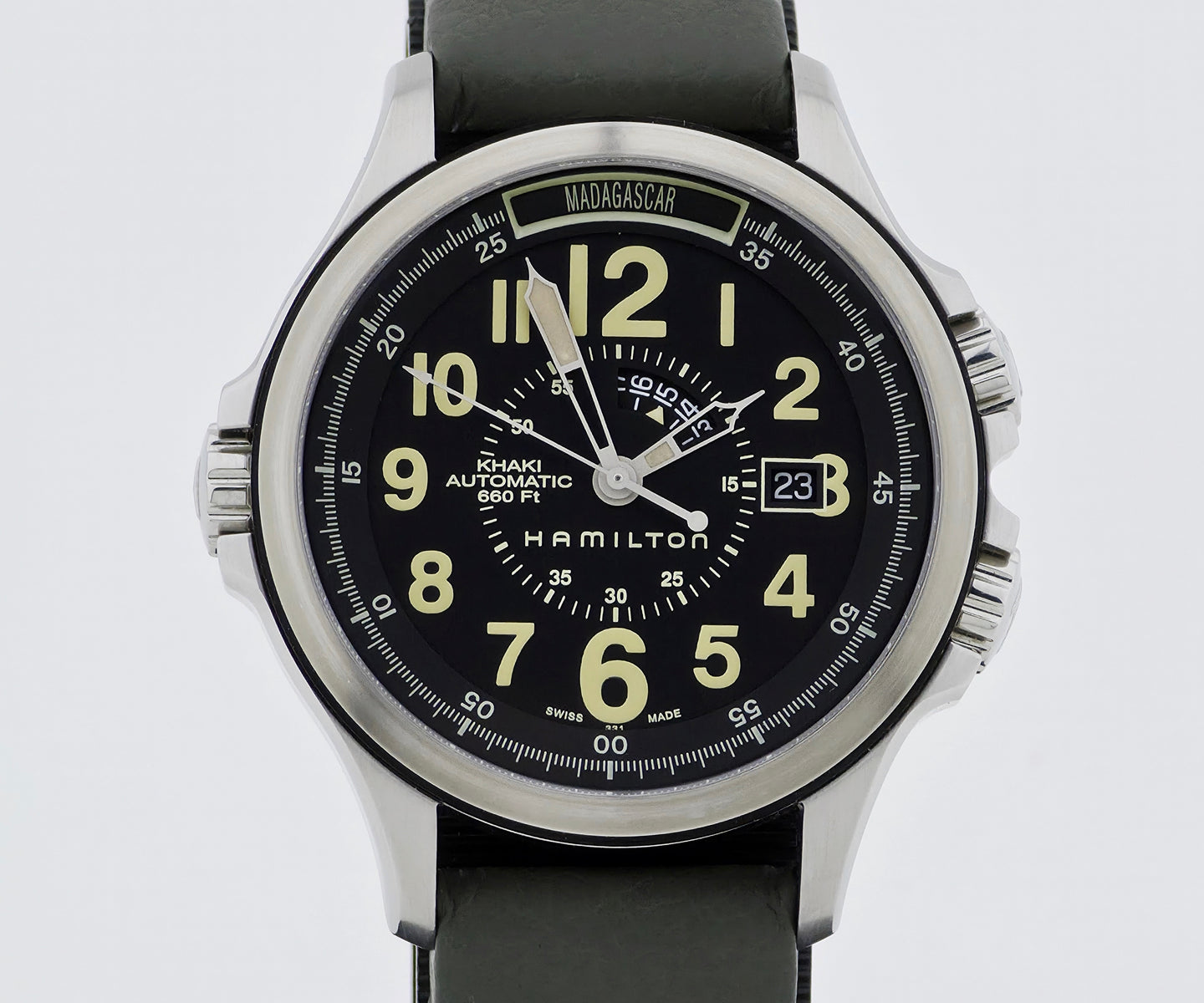 HAMILTON Khaki Automatic GMT H775650 Special Edition Conservation Harrison Ford watch