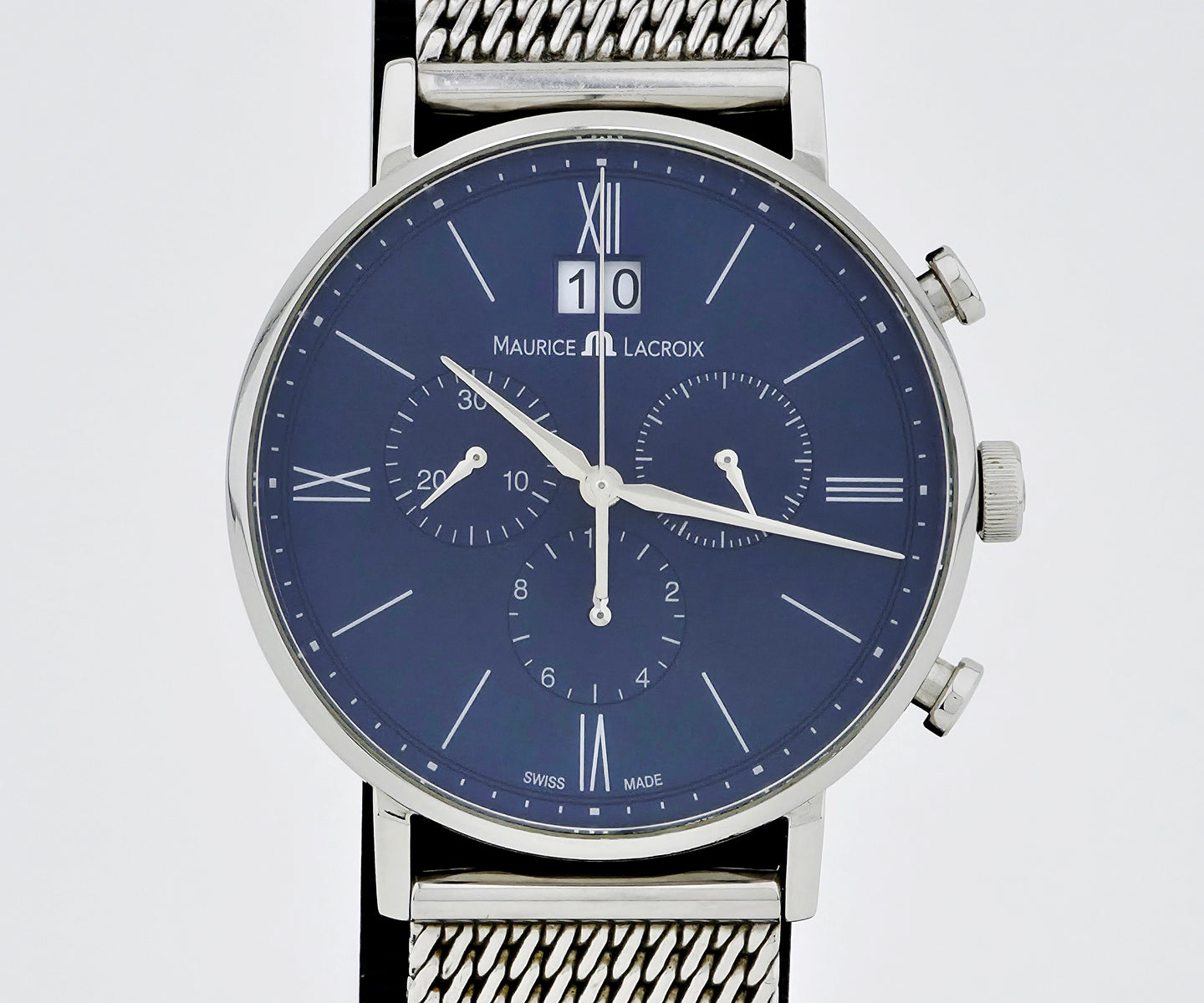 Maurice Lacroix Eliros Chronograph Quartz 40mm Steel Men's watch EL1088