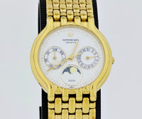 Raymond Weil Fidelio 2000 Quartz, Moon Phase 18K Gold Electroplated