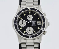 HEUER 2000 Series chronograph quartz, 38mm Steel case Ref: 273.006/ 1
