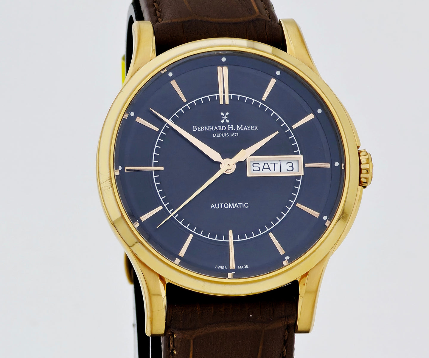 Bernhard H. Mayer Chronos, Day-Date Automatic 42mm Steel & Gold plated B2413/CW