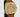 Vintage chronograph valjoux 7733 mechanical, Golden dial, Steel & Gold Plated 37mm