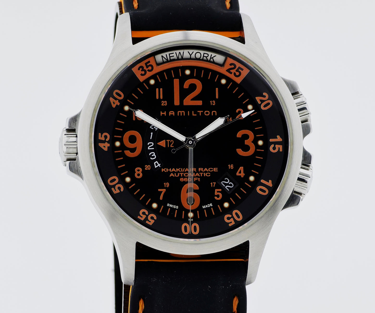 HAMILTON Khaki Air Race GMT automatic, H776650 Steel men's watch 42mm