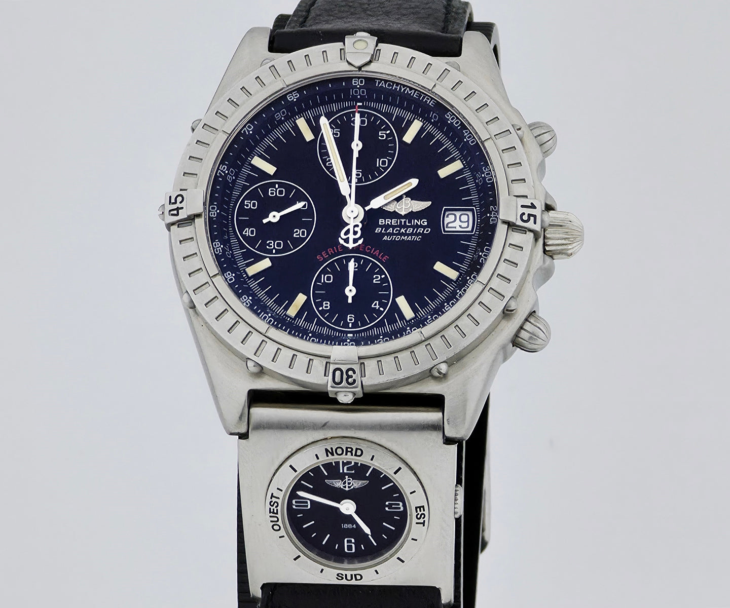 BREITLING Blackbird Chronograph Automatic, Two Steel Men's watch Ref: A13350