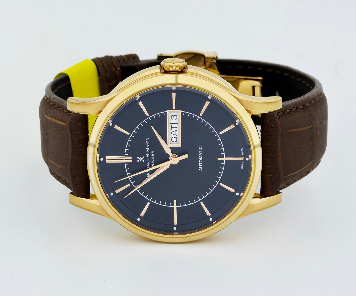 Bernhard H. Mayer Chronos, Day-Date Automatic 42mm Steel & Gold plated B2413/CW