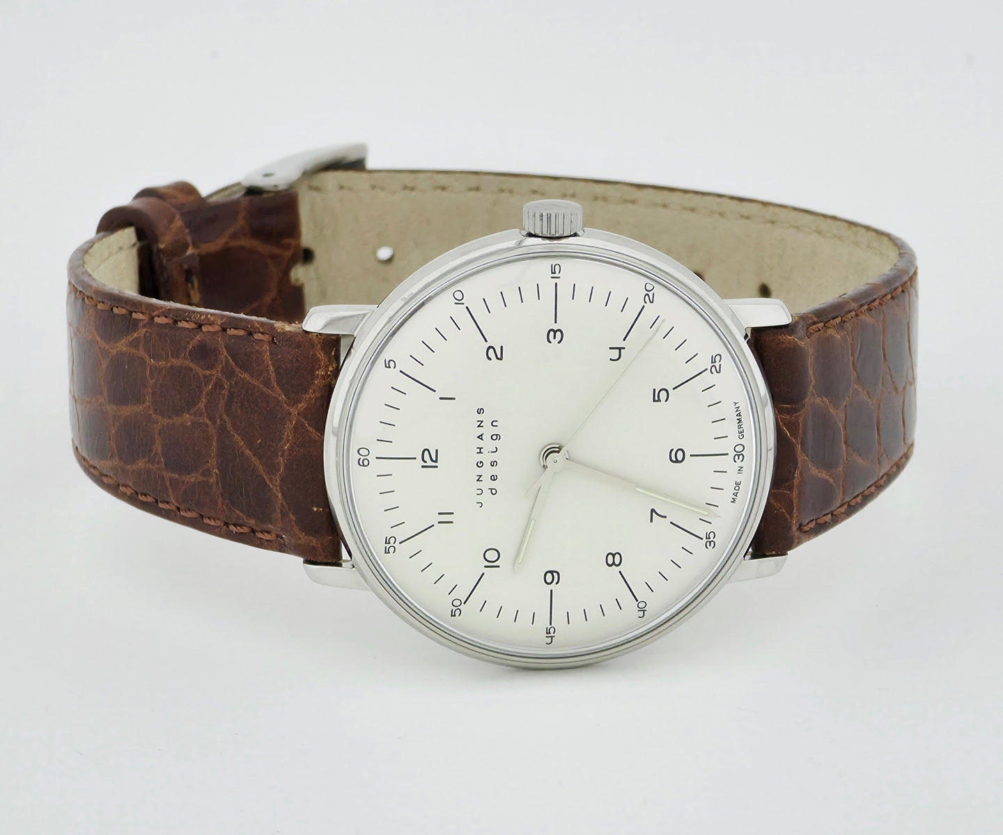 Junghans Max Bill Mechanical Cal. J805.1 Steel 34mm Unisex watch Ref: 27/3701