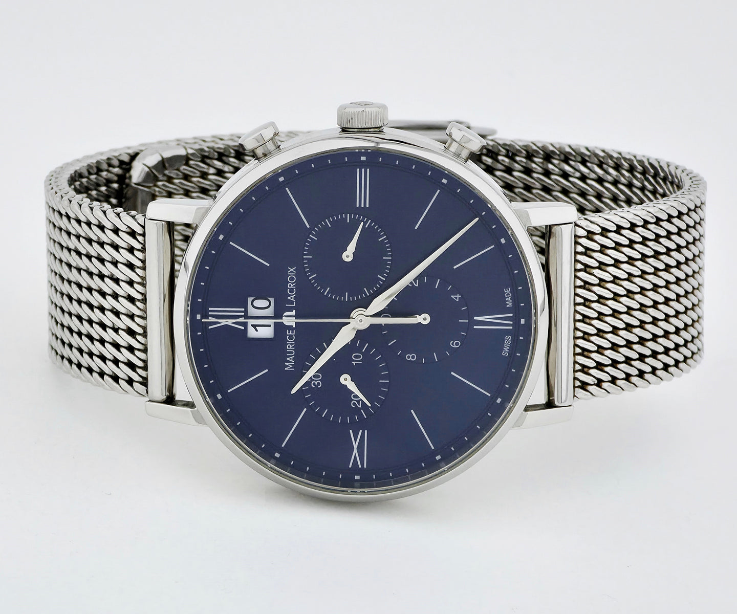 Maurice Lacroix Eliros Chronograph Quartz 40mm Steel Men's watch EL1088