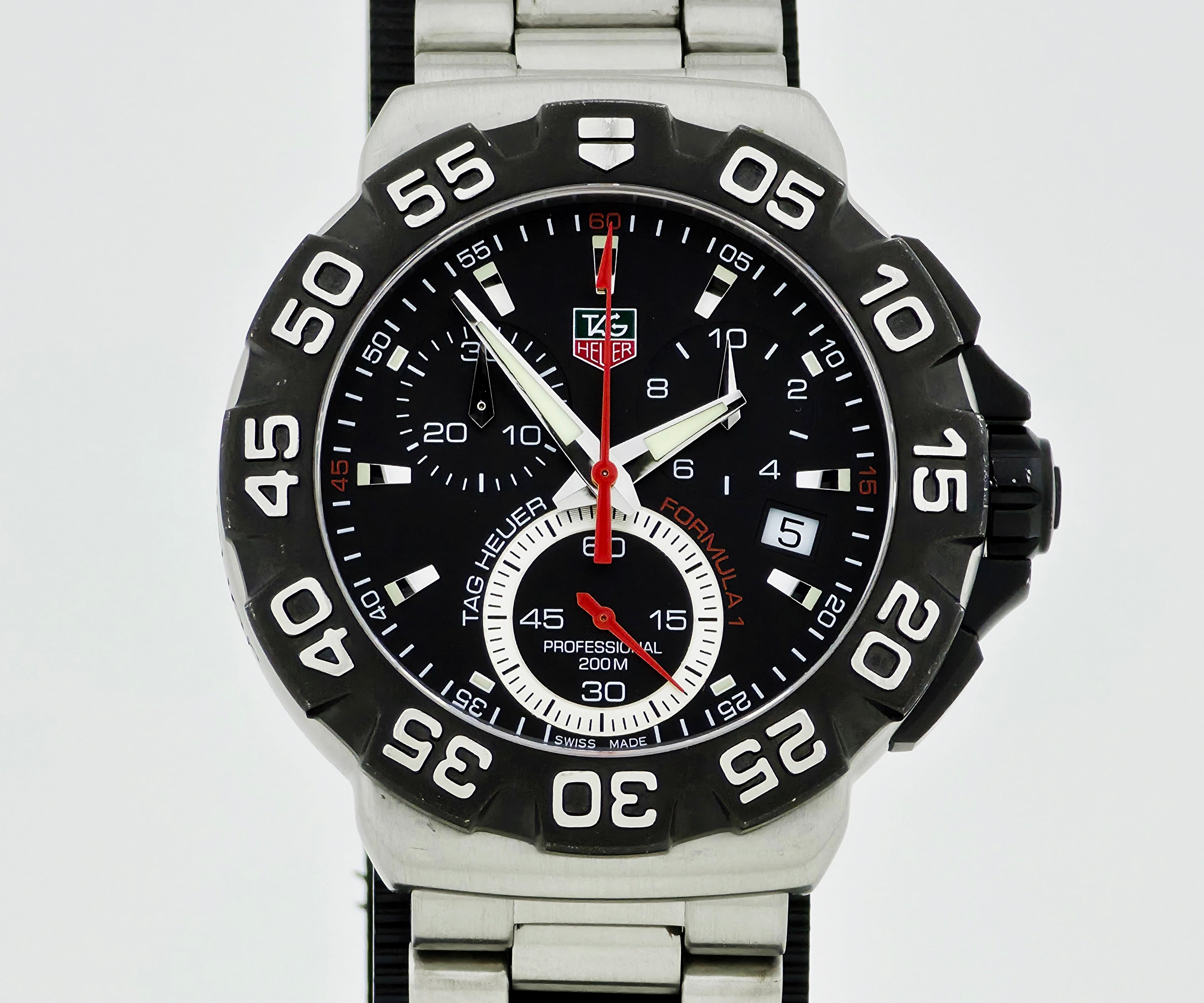 TAG Heuer Formula 1 Chronograph Quartz 41mm Steel Men's watch Ref