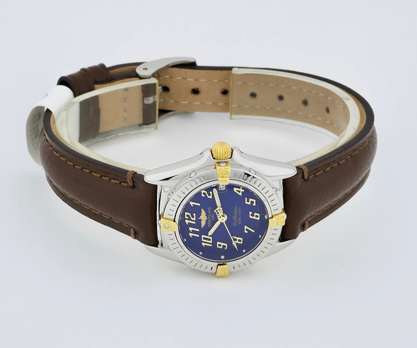BREITLING Callistino Quartz, 28mm Steel & Gold Women's watch Ref: B52045