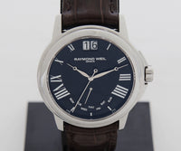 Raymond Weil Tradition Retrograde & Big date Quartz, 42mm Steel Men's watch 9576
