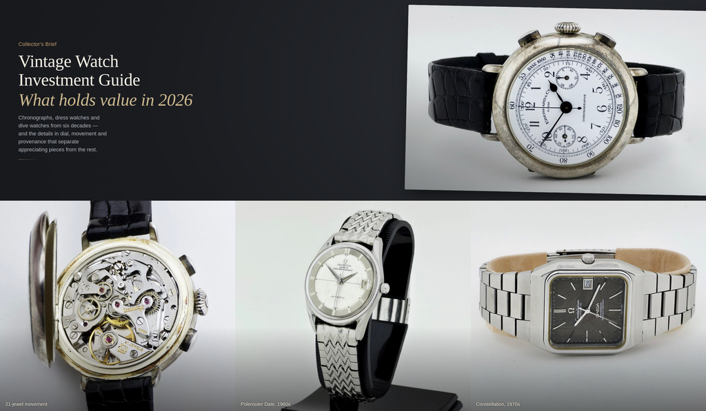 Vintage Watch Investment Guide: What Holds Value in 2026