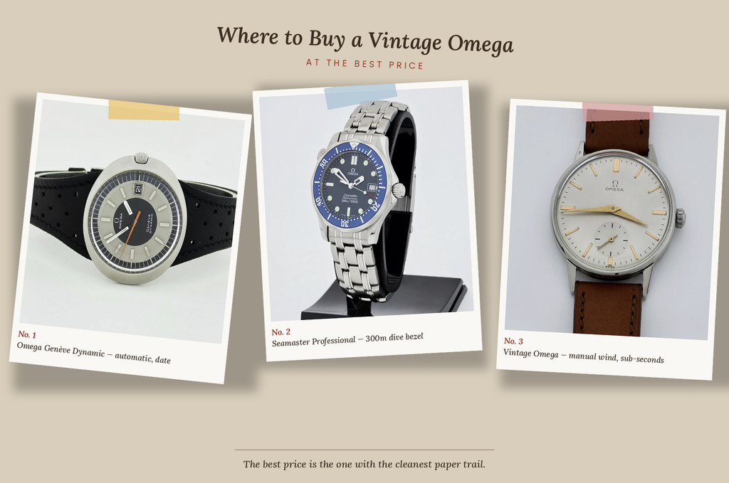 Where to Buy a Vintage Omega at the Best Price