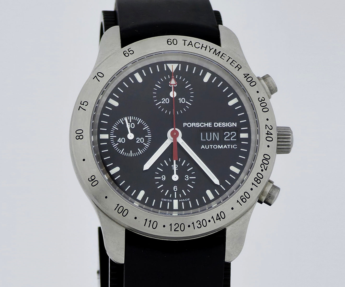 Porsche Design P10 By Eterna Chronograph Automatic Cal. 7750 Steel Case 39mm Ref: 6605.41