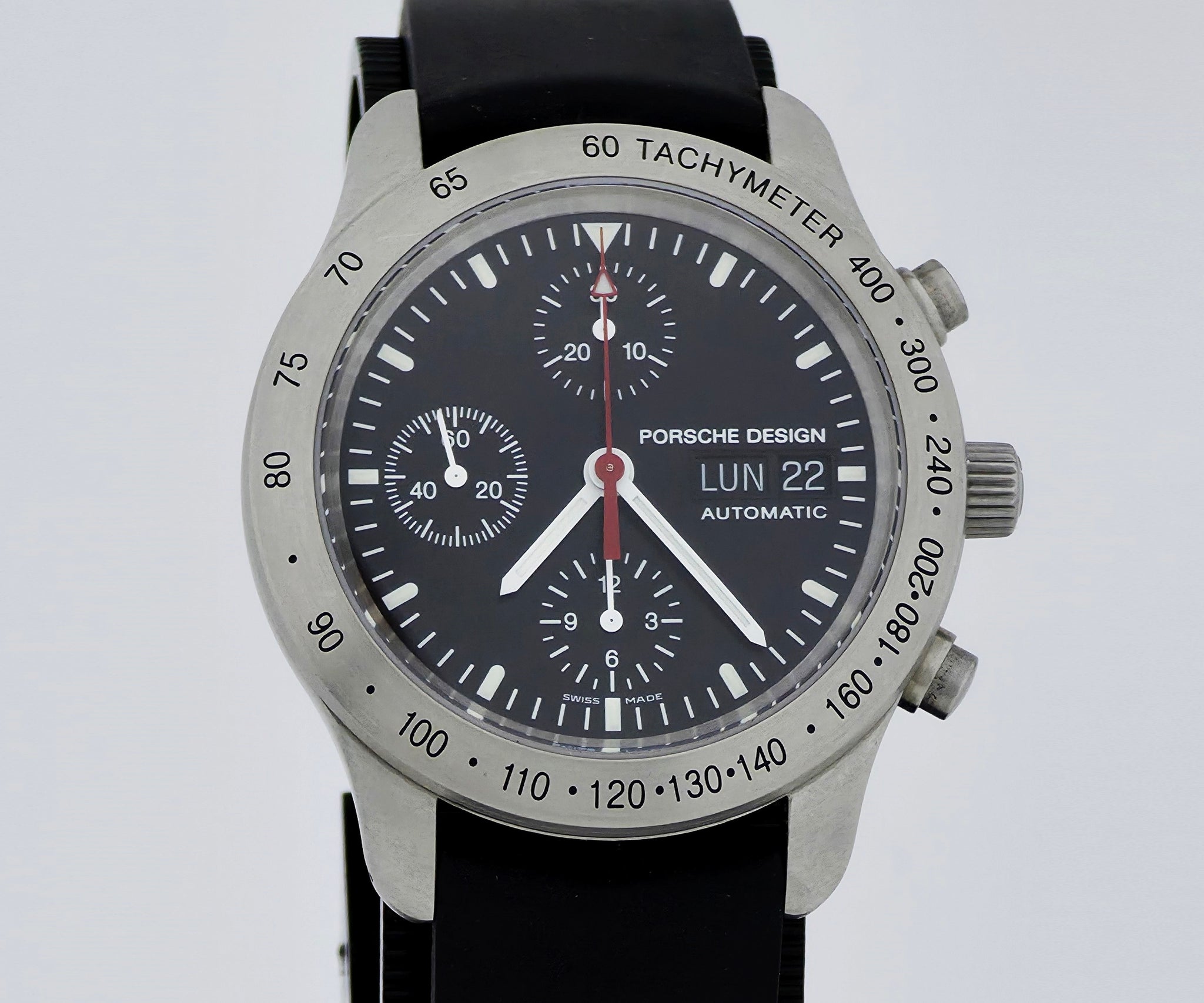 Porsche Design P10 By Eterna Chronograph Automatic Cal. 7750 Steel Case 39mm Ref: 6605.41