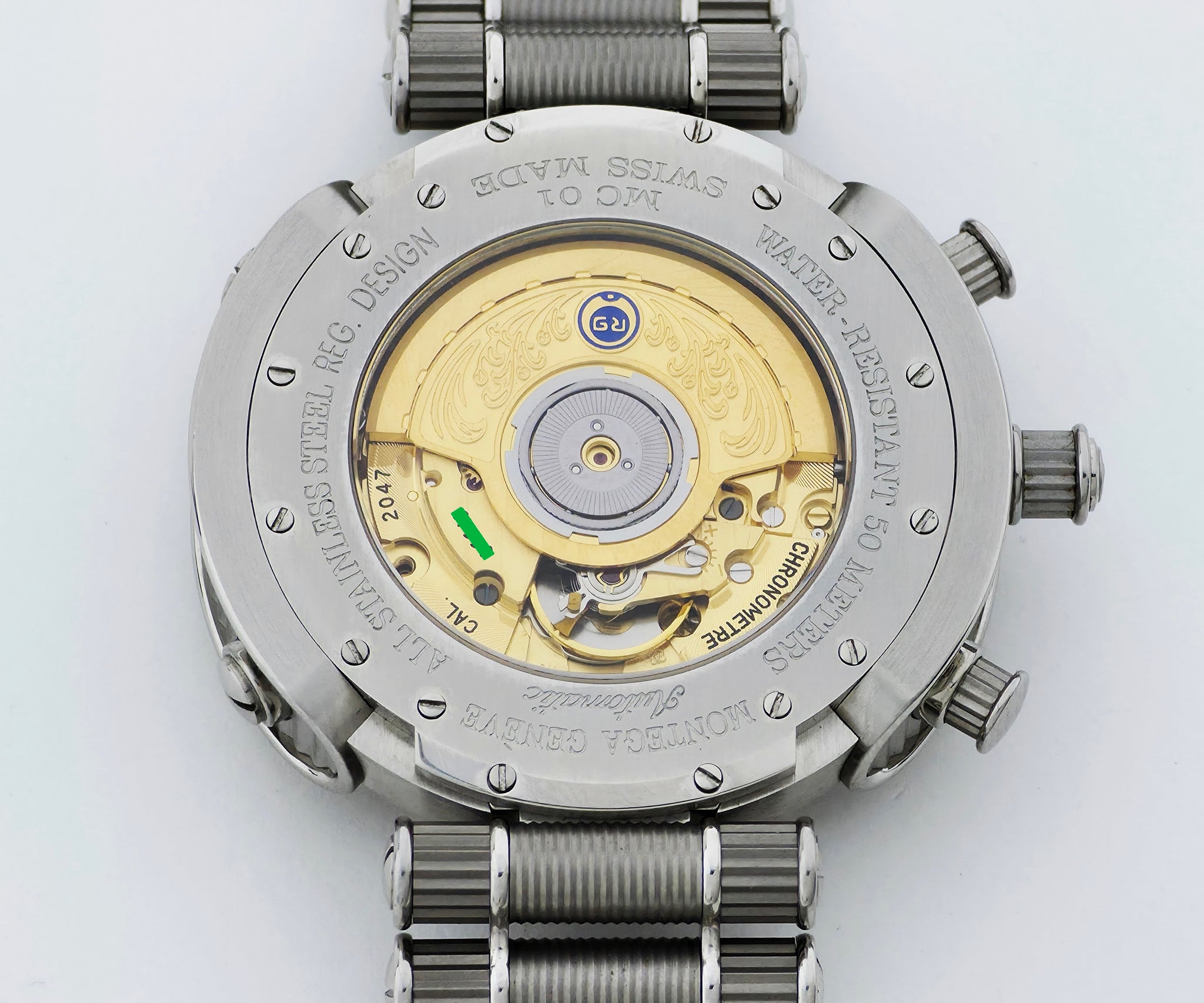 MONTEGA R9 Chronograph Chronometer Automatic 44mm Steel MC01 Limited edition 19999