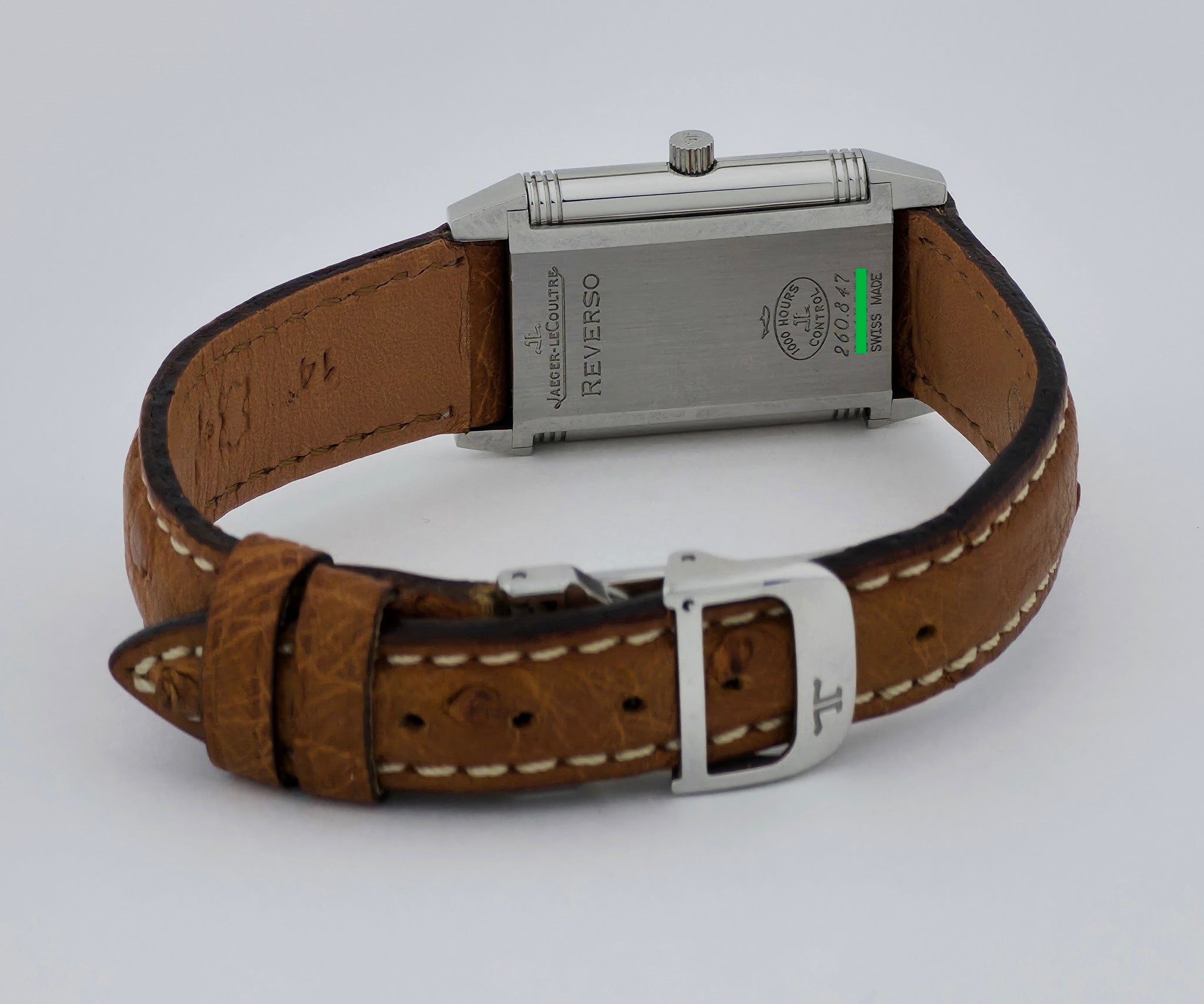Ladies Jaeger-LeCoultre Reverso Quartz, Stainless steel Ref: 260.8.47