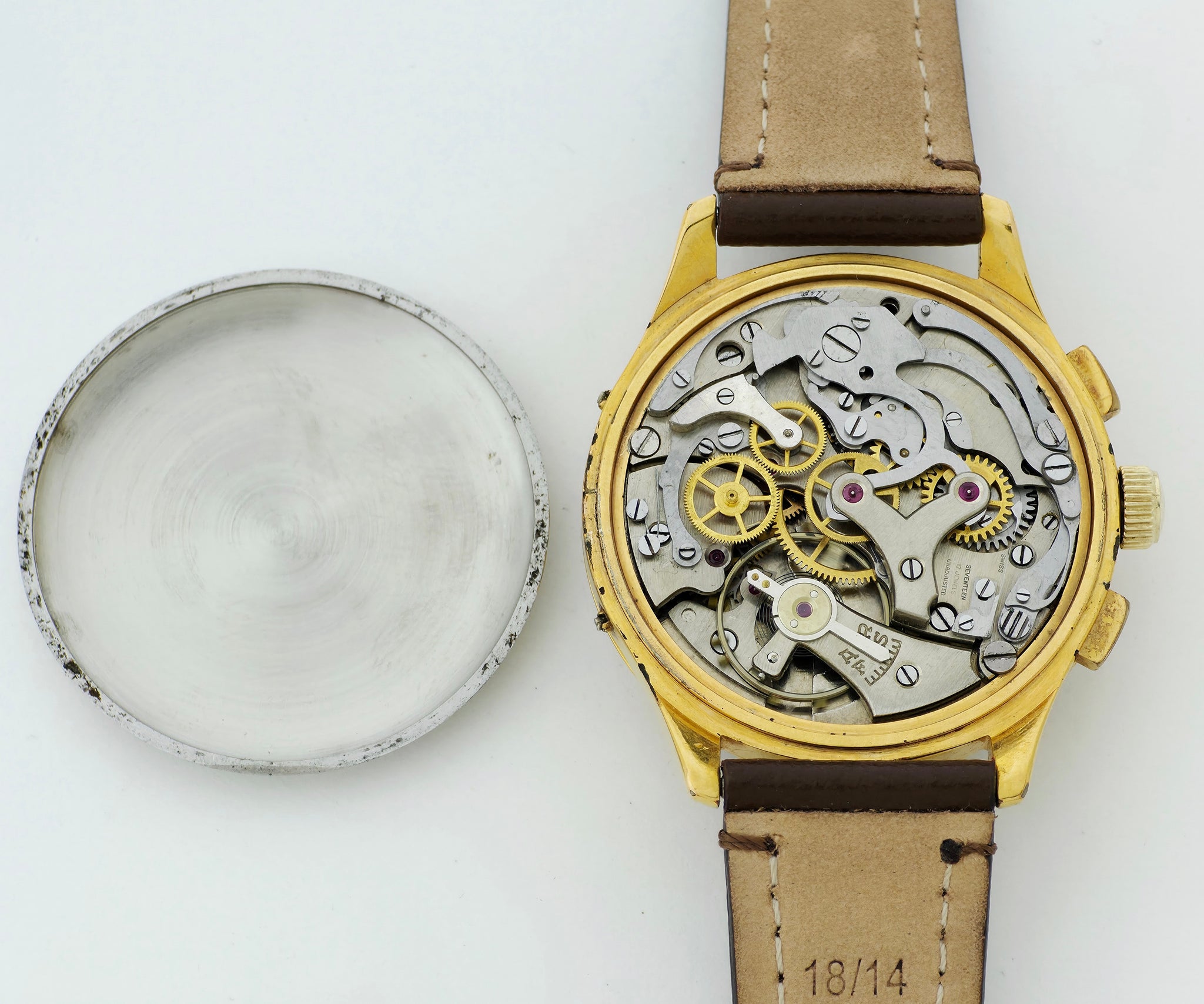1950s BUTEX chronograph mechanical Venus Cal. 200 Full calendar 37mm Men’s watch
