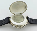 Vintage Eberhard & Co Chronograph mechanical Cal. 310-8. 925 Silver case 38mm Ref: 31008