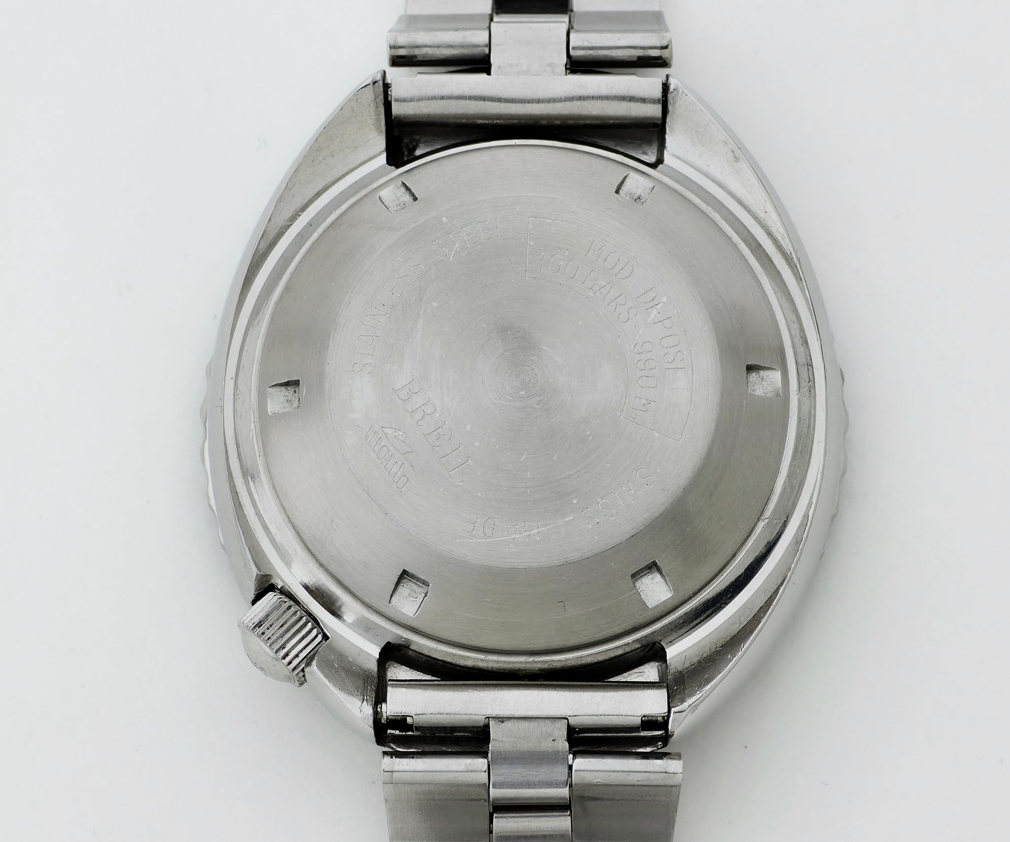 Vintage BREIL MANTA Quartz 1000 meters, Squale-like case 44mm Men's watch