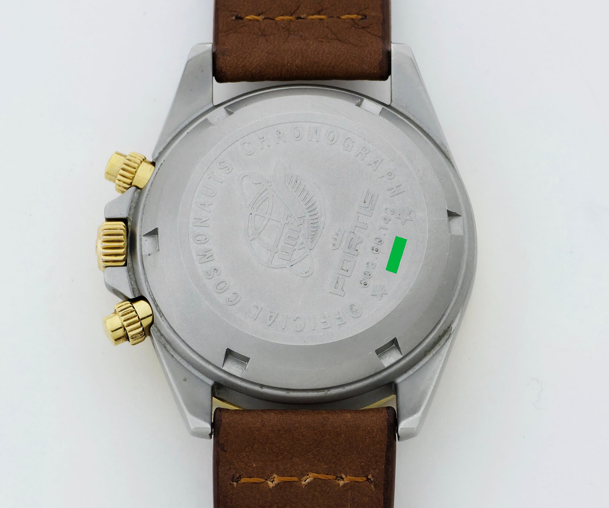 FORTIS Official Cosmonauts Chronograph Lemania 5100 Two tone 38mm case 602.60.142