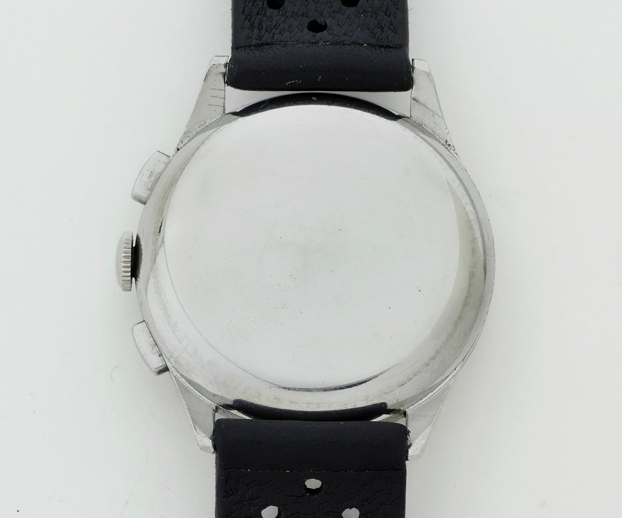 1940s Swiss Chronographe mechanical Excelsior Park 4.  Steel case 35.5mm