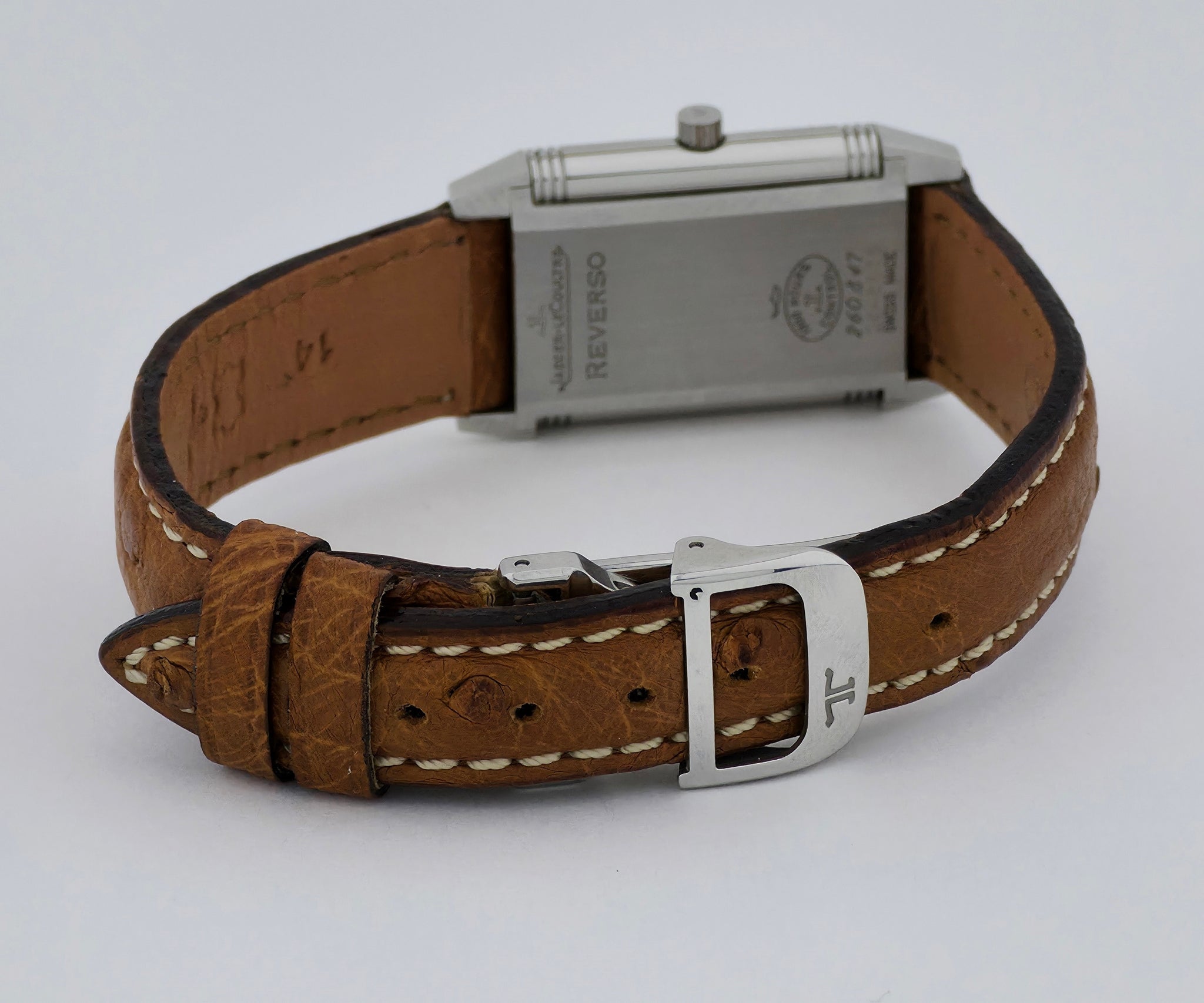 Ladies Jaeger-LeCoultre Reverso Quartz, Stainless steel Ref: 260.8.47