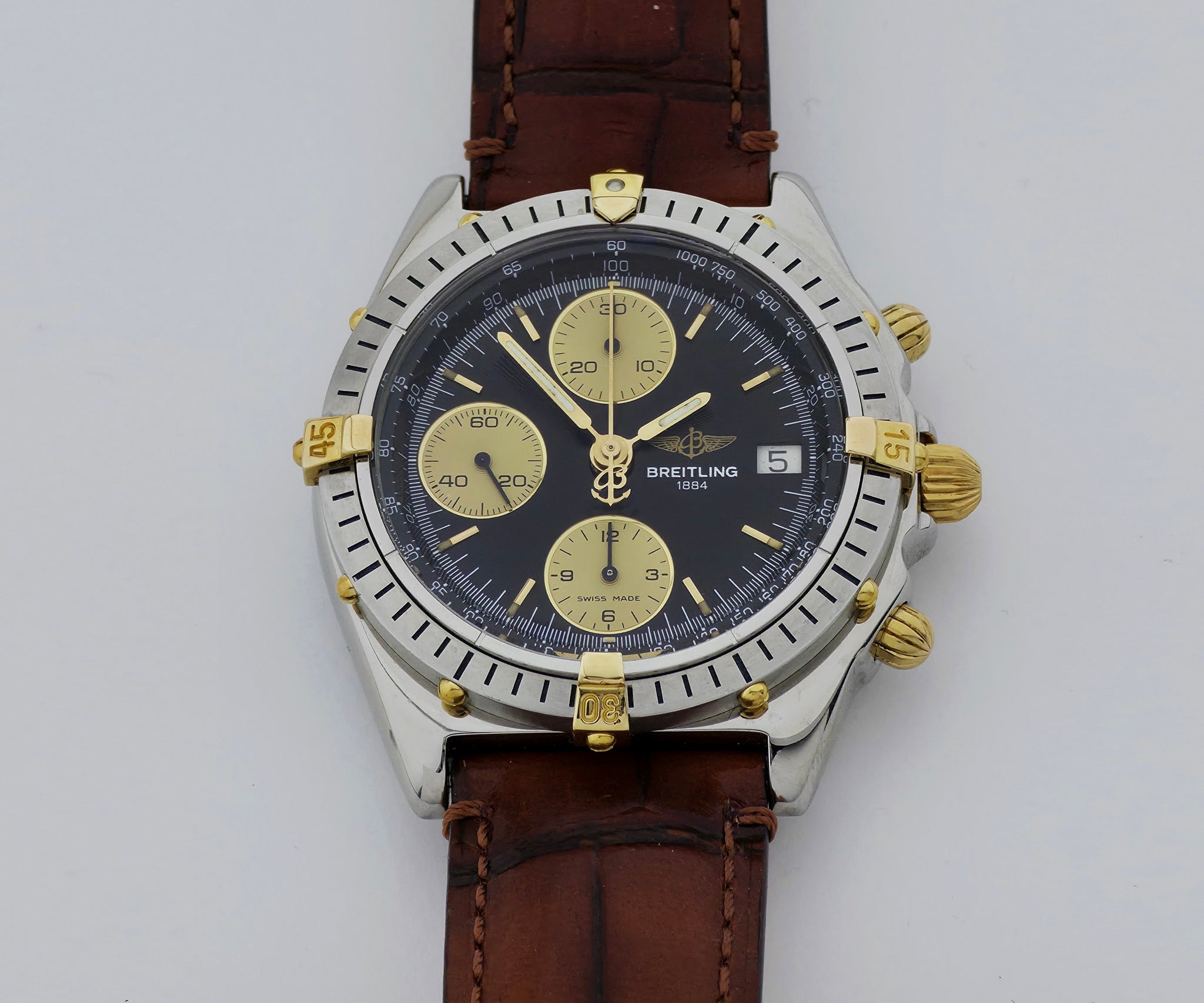 BREITLING Chronomat Chronograph Automatic 40mm Gold & Steel Men's watch B13048