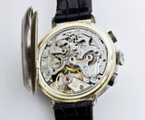 Vintage Eberhard & Co Chronograph mechanical Cal. 310-8. 925 Silver case 38mm Ref: 31008