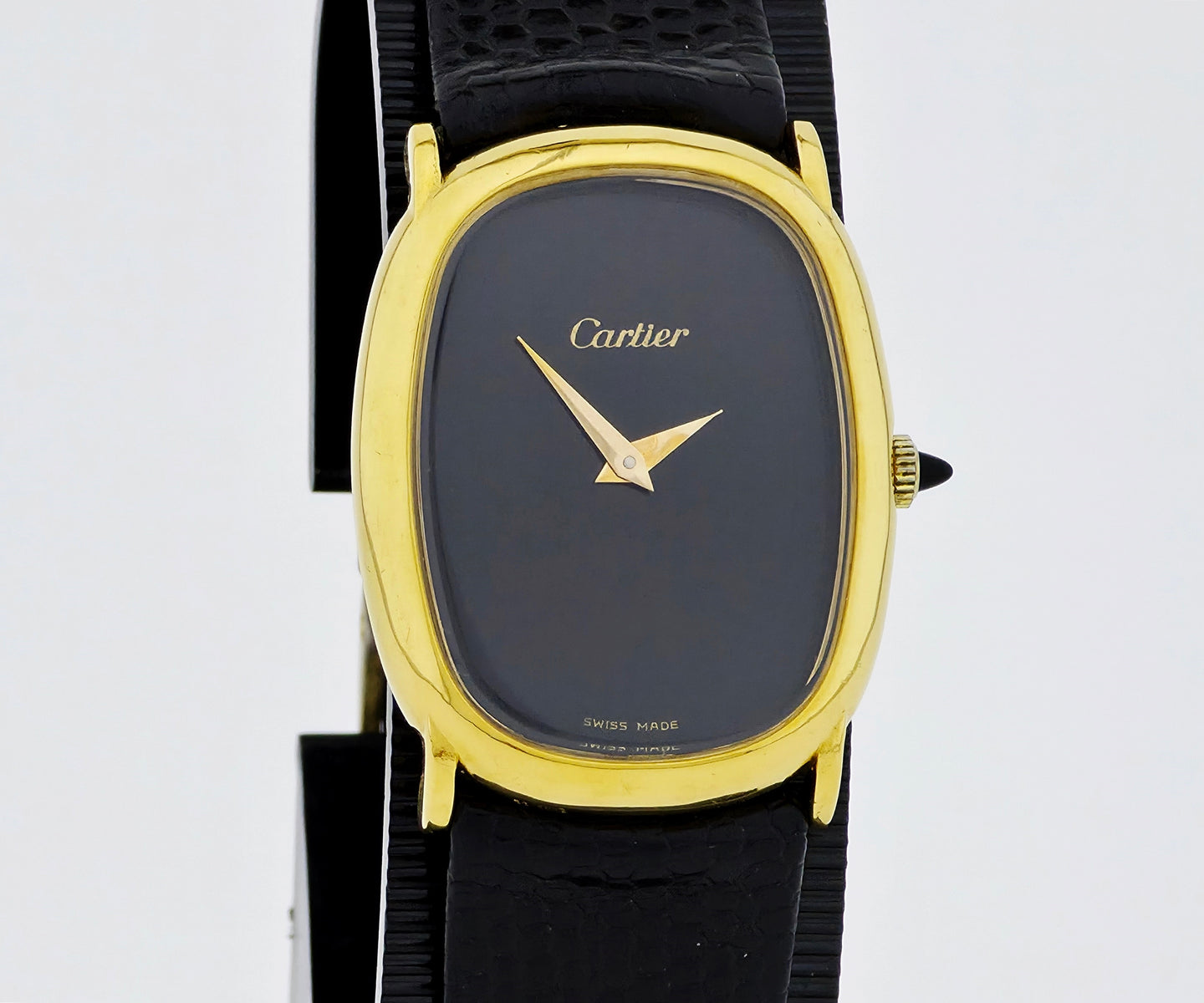 Cartier 18k Yellow Gold Electroplated Ellipse Mechanical watch