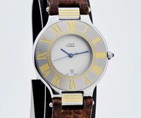 Cartier Must De 21 Quartz, Two-tone Unisex watch Ref. 9011