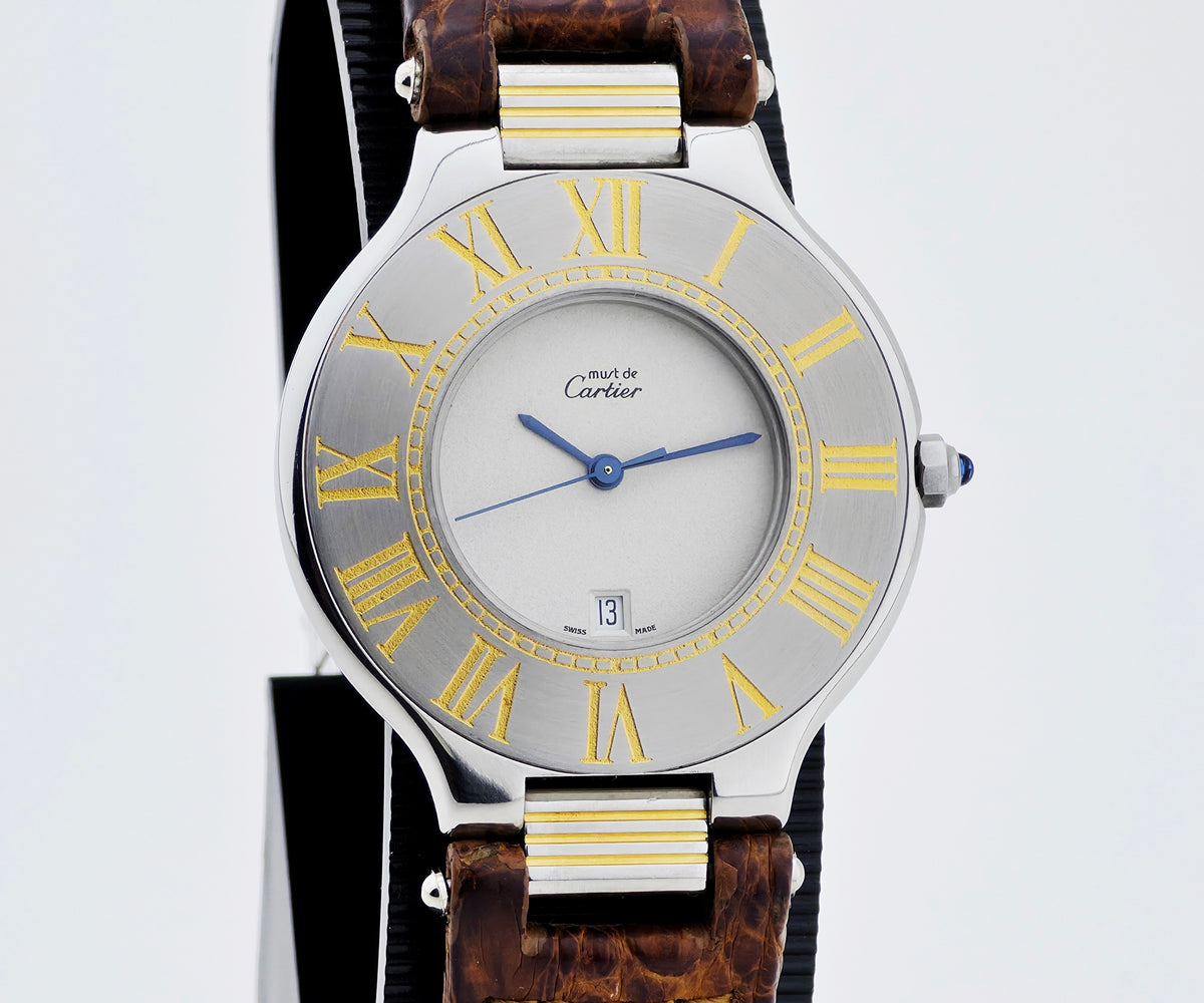 Cartier Must De 21 Quartz, Two-tone Unisex watch Ref. 9011
