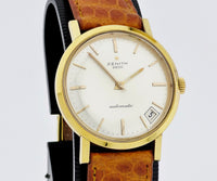 Vintage ZENITH 2600 automatic Cal. 2532PC Steel & Gold plated case 34.5mm