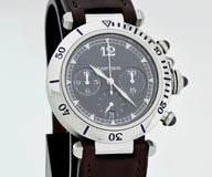Cartier Pasha Chronograph Automatic Cal. 205 Steel case 38mm Ref: 2113