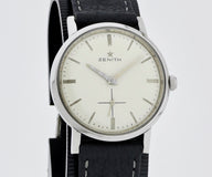 Vintage ZENITH mechanical Cal. 2531 Mid-size Stainless steel case 34mm