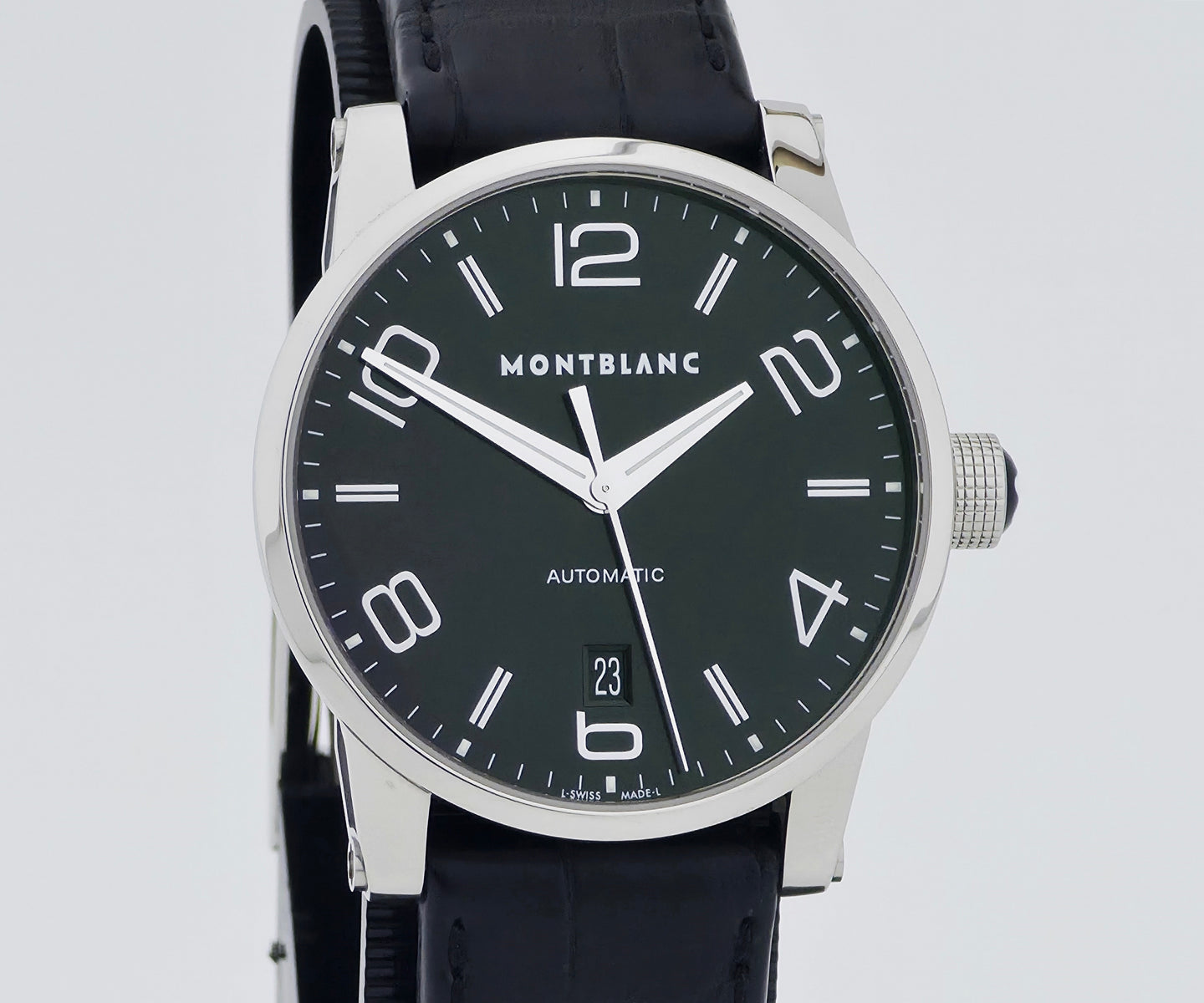 Montblanc TimeWalker Automatic, 39mm Stainless steel Men's watch Ref: 7210