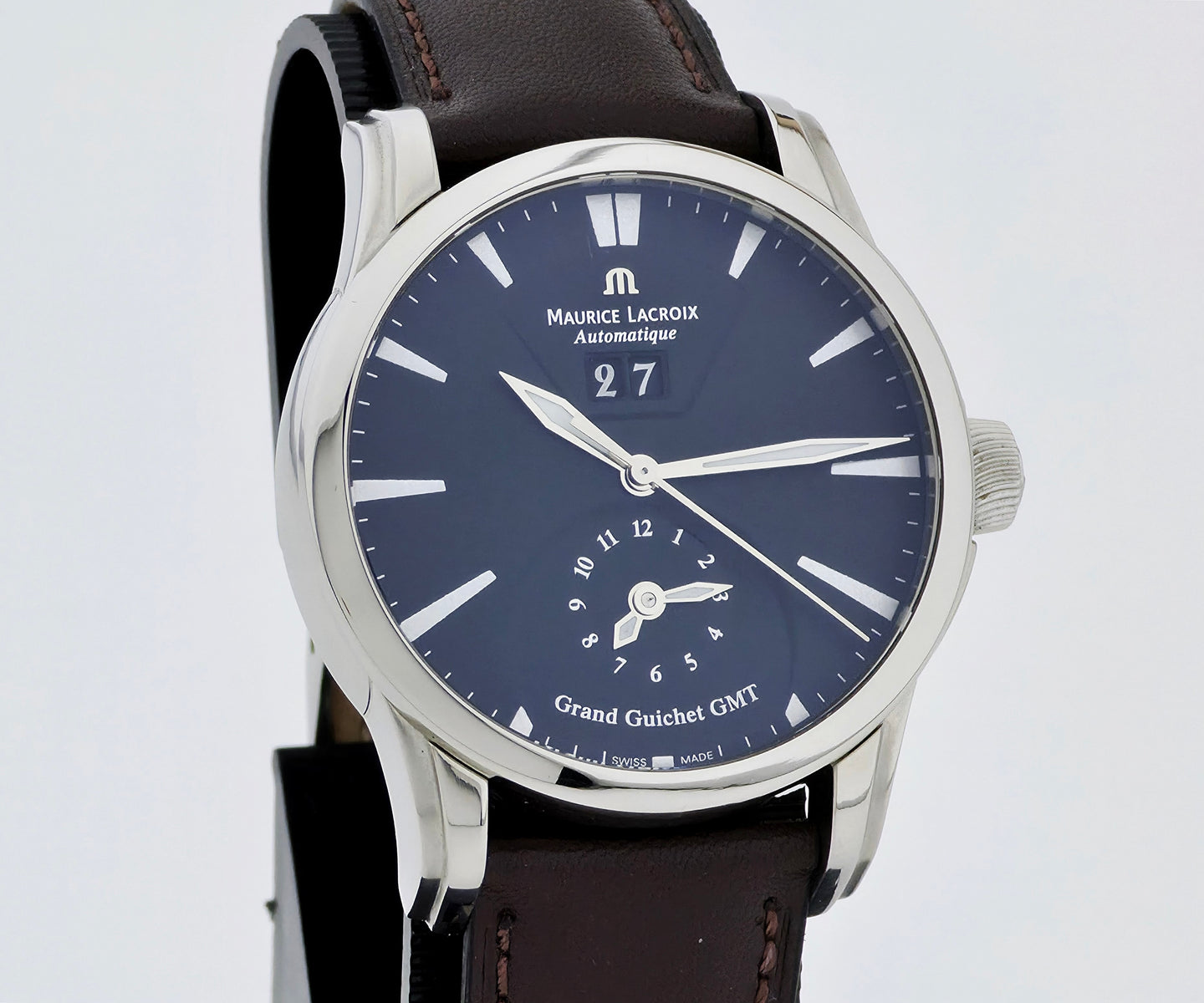 Maurice Lacroix Pontos Grand Guichet GMT Dual-Time, Automatic 40mm Steel PT6098