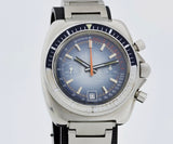 Vintage FALCON chronograph mechanical Cal. 7734 Steel Diver watch 42mm