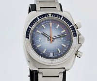 Vintage FALCON chronograph mechanical Cal. 7734 Steel Diver watch 42mm