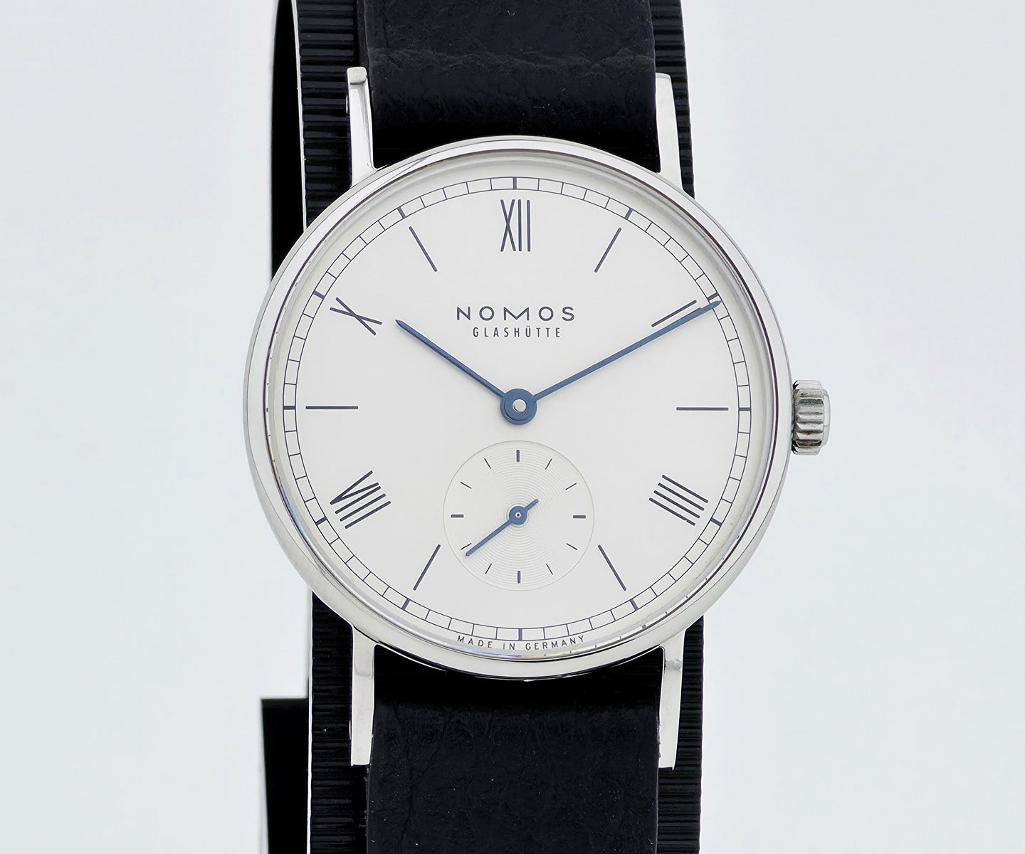NOMOS Glashutte Ludwig Mechanical Cal. 7001 Steel case 33mm Ref: 244 / 201