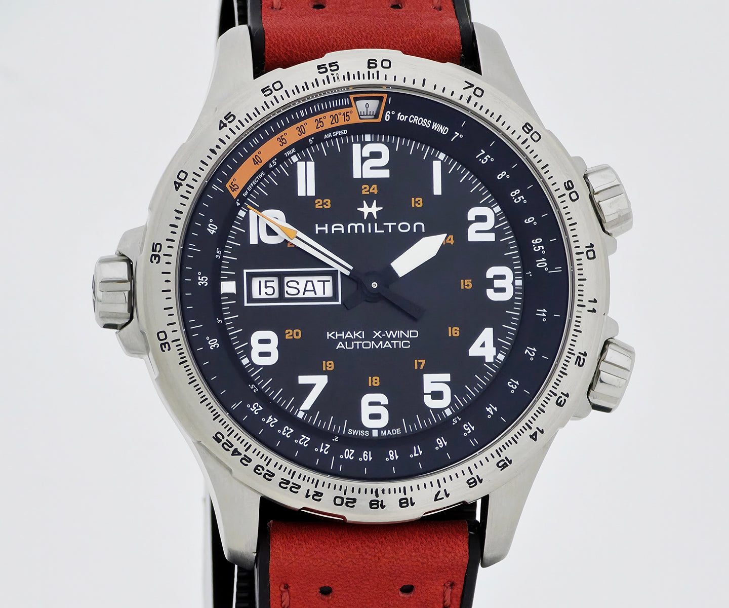 Hamilton Khaki Aviation X-Wind Day Date Automatic, 45mm Steel case Ref: H777550