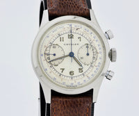 1940s Vintage CRYSLER & Co chronograph mechanical, Venus 175 Steel case 38mm