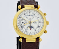 Vetta chronograph Automatic Cal 7751 Full calendar Moonphase Steel & Gold plated