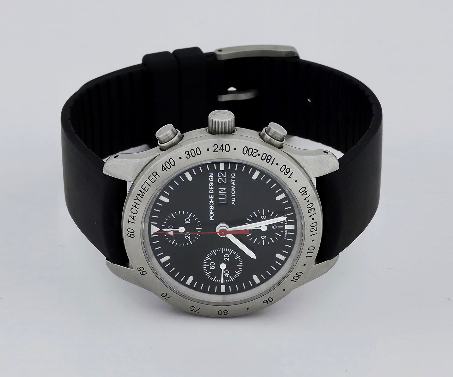 Porsche Design P10 By Eterna Chronograph Automatic Cal. 7750 Steel Case 39mm Ref: 6605.41