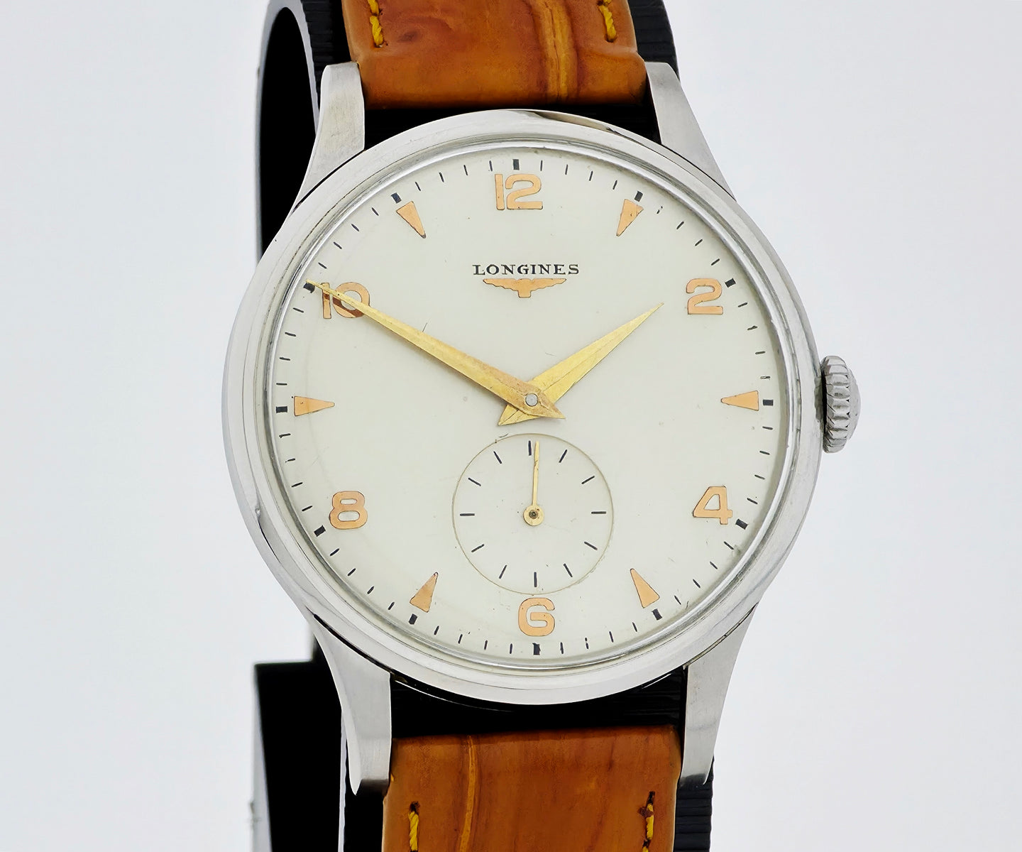 1950s Vintage LONGINES Mechanical Cal. 12.68Z Steel case 37.5mm Ref: 4914