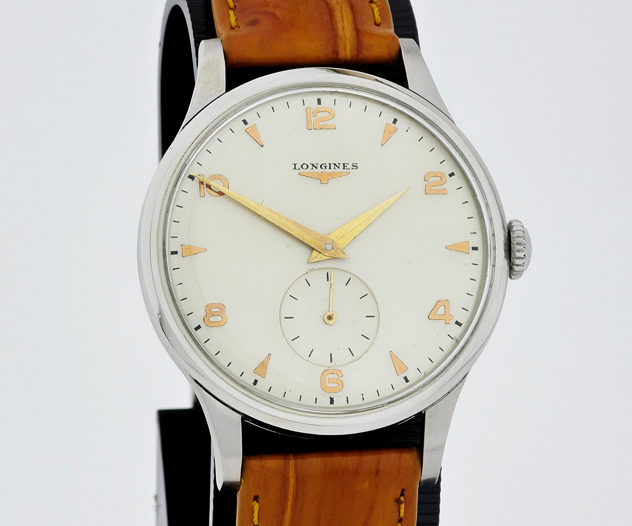 1950s Vintage LONGINES Mechanical Cal. 12.68Z Steel case 37.5mm Ref: 4914