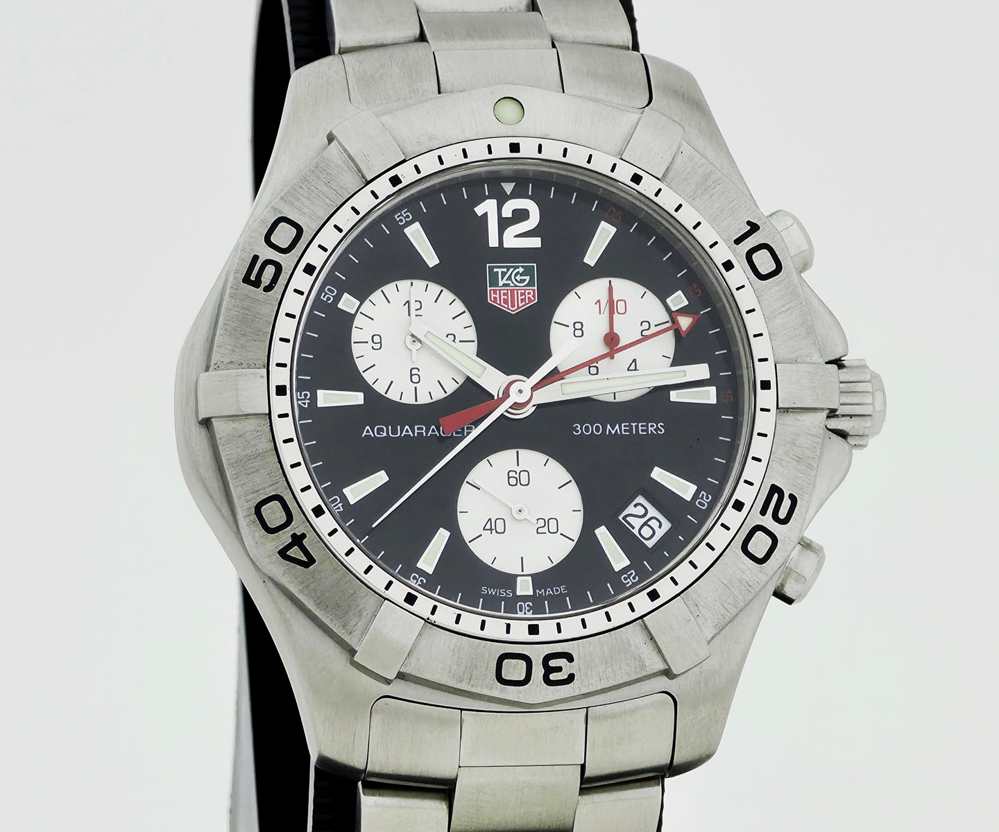 TAG Heuer Aquaracer Chronograph Quartz CAF1110 Steel Men's watch 41mm