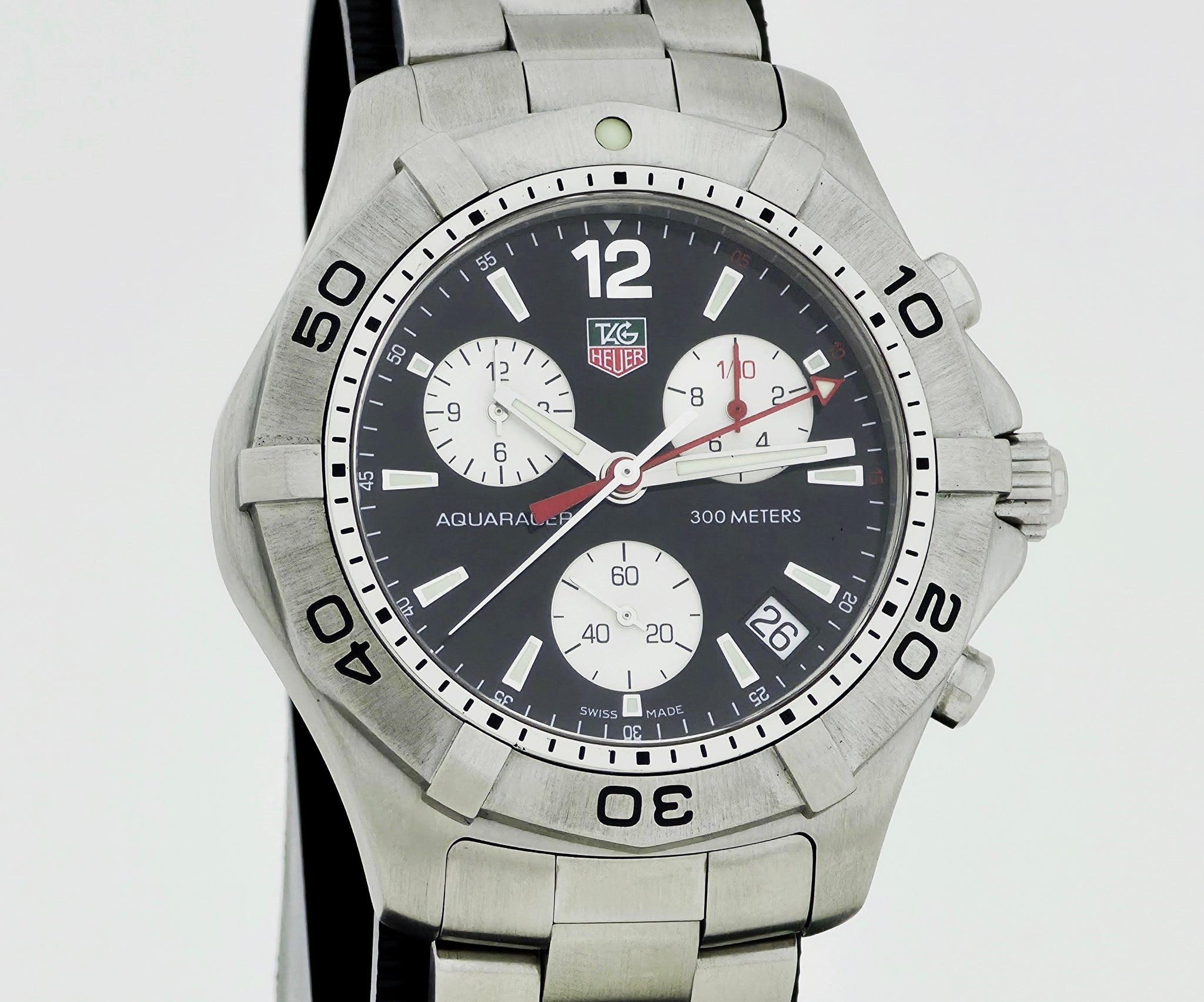 TAG Heuer Aquaracer Chronograph Quartz CAF1110 Steel Men's watch 41mm